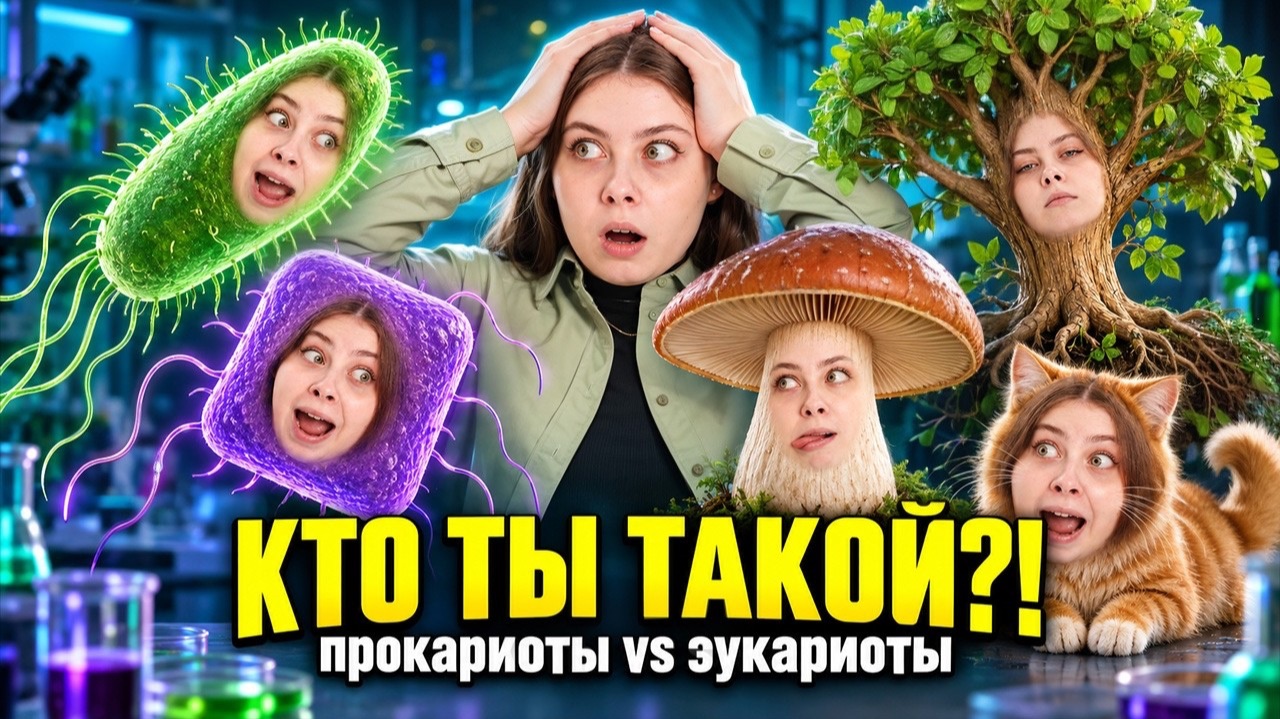 Прокариоты и эукариоты: бактерии археи и клетки разных царств  ЕГЭ по биологии  Умскул
