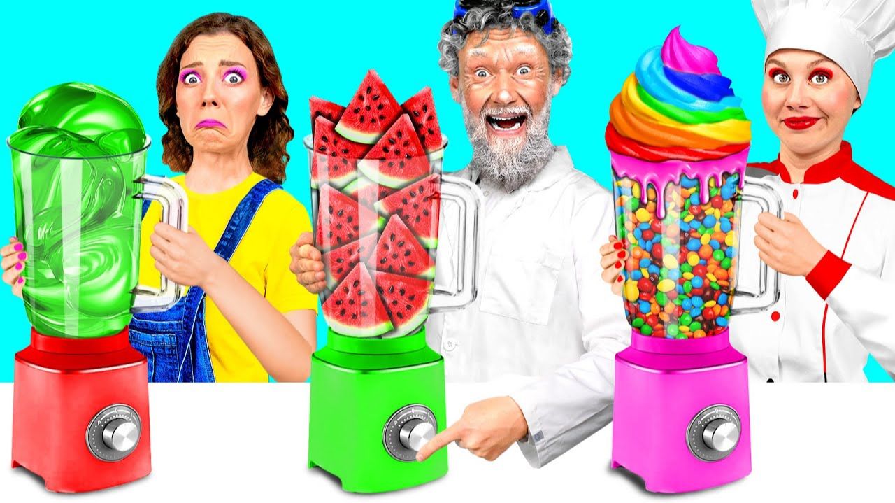 Кулинарный Челлендж Я против Дедушки  Битвы с Едой от Fun Teen