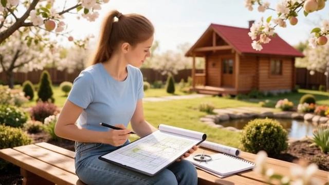Как красиво оформить участок площадью 4 сотки
