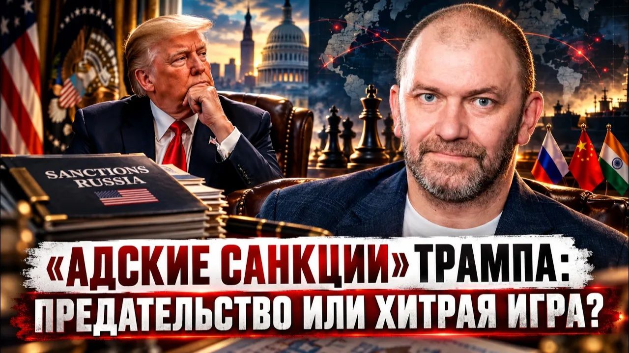 ВАЖНЫЕ НОВОСТИ НА СЕГОДНЯ. Александр Казаков | Адские санкции Трампа: Предательство или хитрая