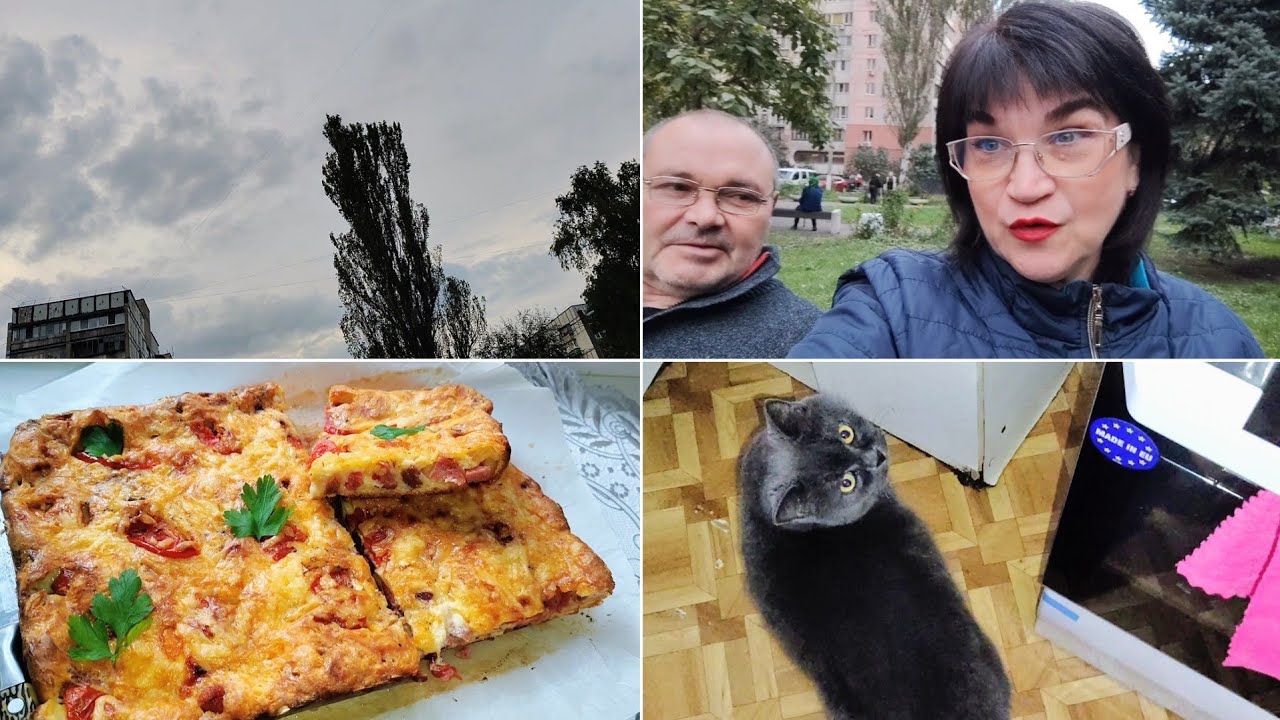 26.09. 2026 г ВПО Днепр Воды нет вышла на выгул Пирог Аля пицца из блинного тестаЧто она хочет?