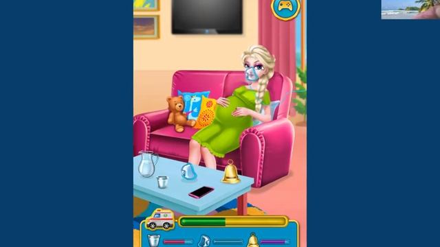 Играем в онлайн игры вместе на https:igroutka.ru - беременная Эльза