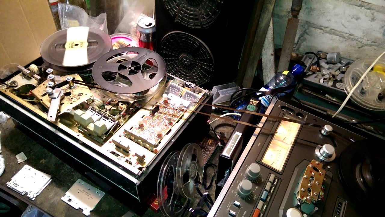 Резка видео плёнки для аудио Video tape cutting for 14 Reel to Reel sound recording
