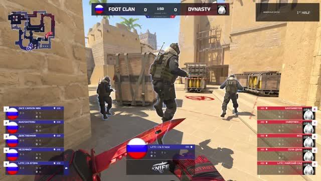 Foot Clan -vs- Dynasty  BUNKER PLAY CUP  116 финала  kn1feTV