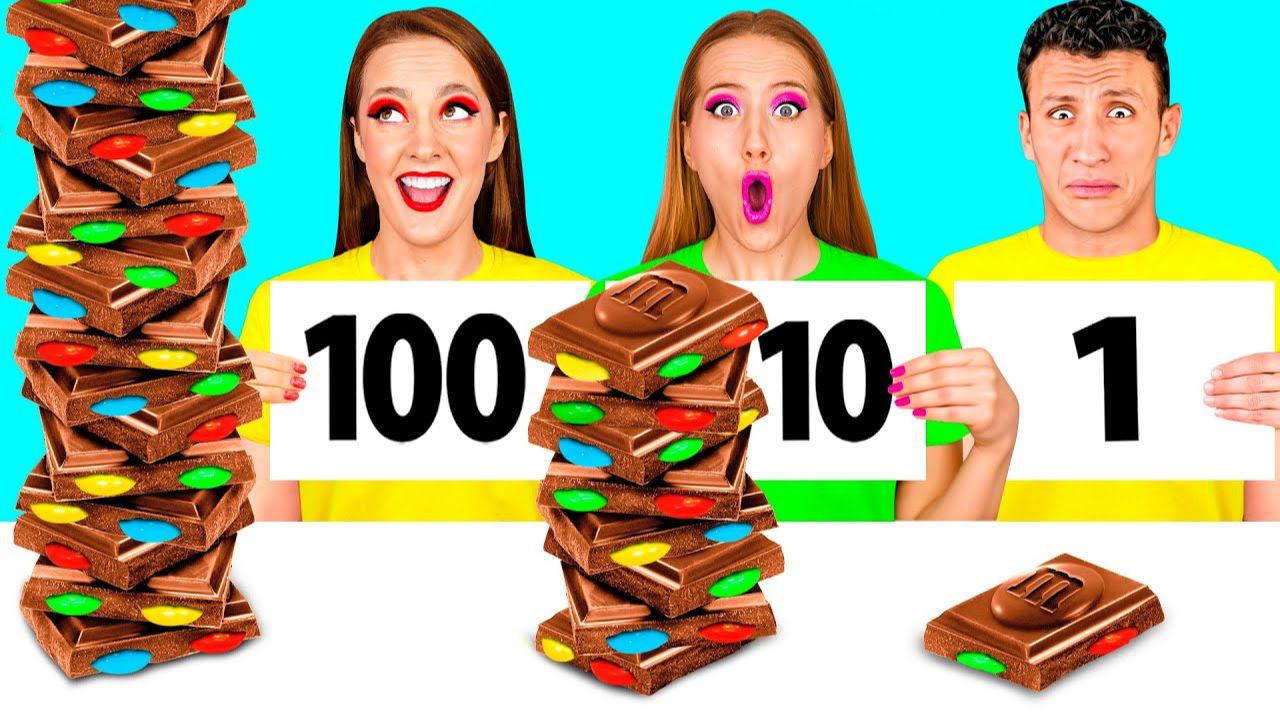 100 Слоев Еды Челлендж c DaGaDa Challenge