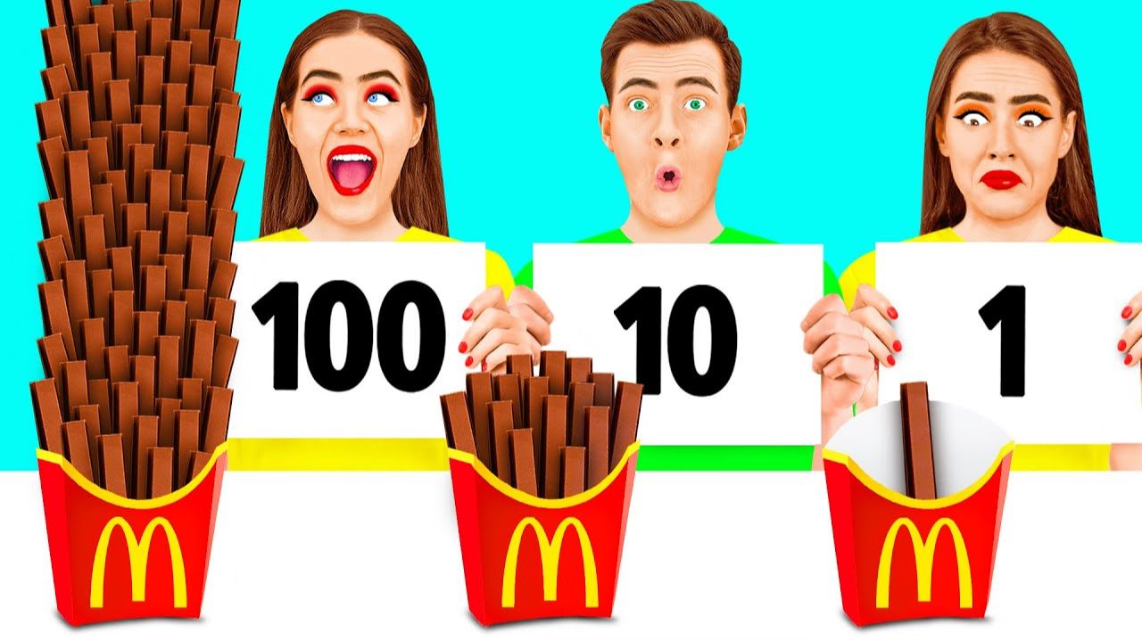 100 Слоев еды Челлендж c 4Teen Challenge