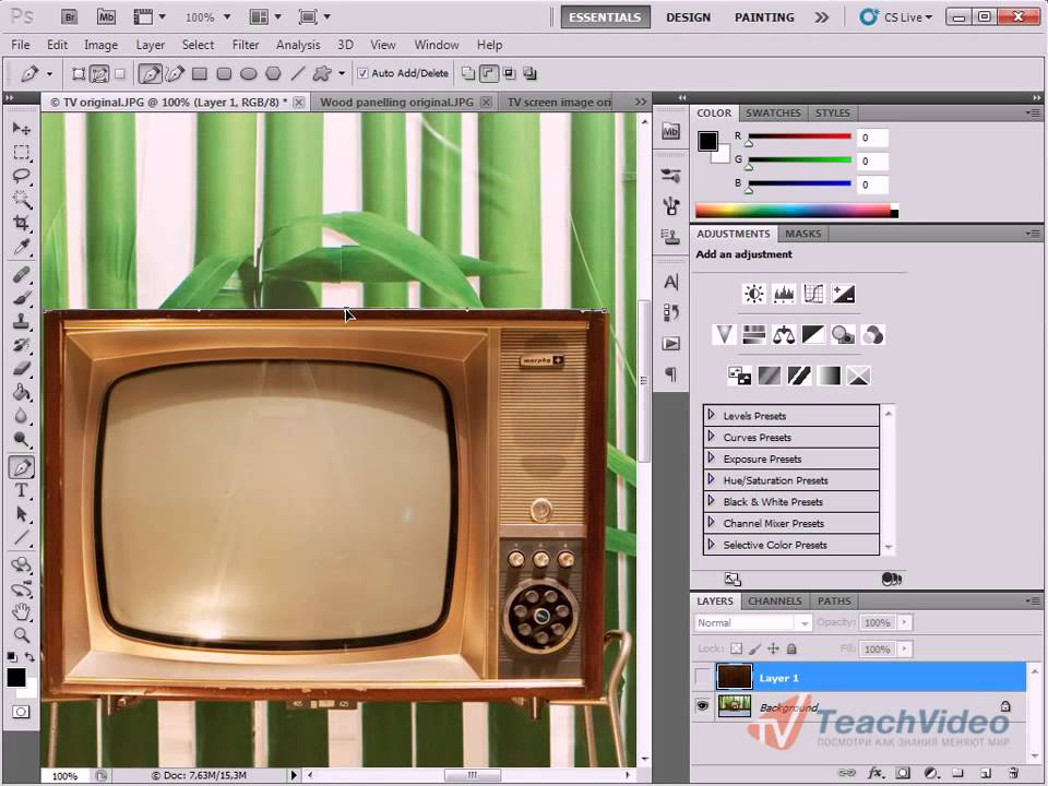 007 Векторные маски в Photoshop