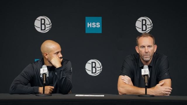 Sean Marks  Jordi Fernández Press Conference  2026 Brooklyn Nets Media Day