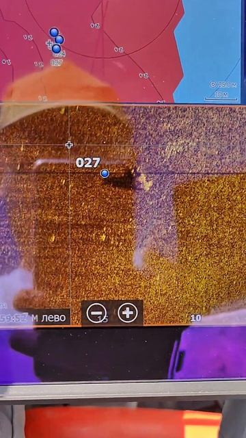 Поиск утонувшего человека. Как в эхолоте выглядит человек лежащий на дне.