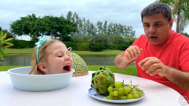 Настя и папа сборка забавных видео для детей