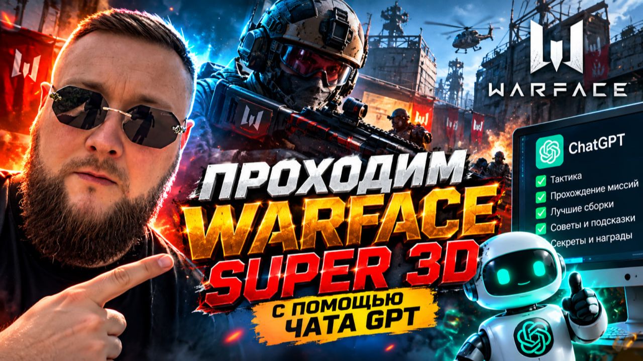 СМОЖЕТ ЛИ CHATGPT ПРОЙТИ WARFACE SUPER 3D? 