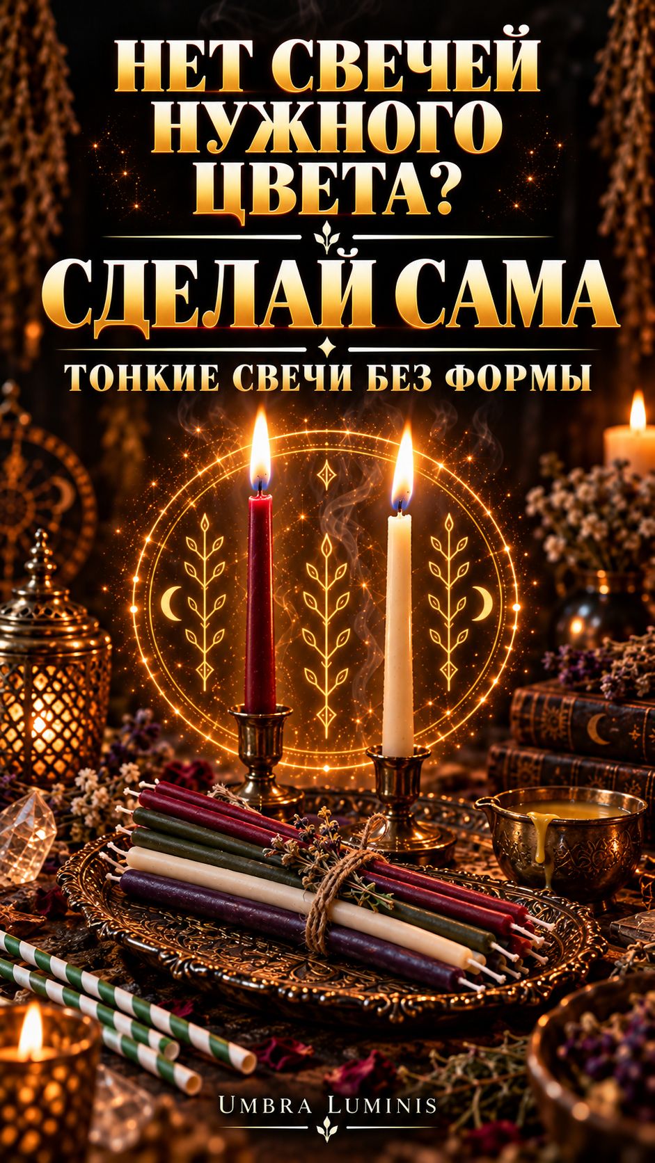 Как сделать тонкие свечи для ритуалов без формы  пошаговая инструкция  свечнаямагия эзотерика