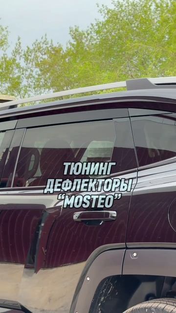 Плоские тюнинг дефлекторы для окон Jetour T2  Ветровики на Джетур Т2