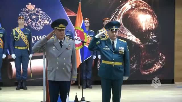 Принятие присяги первокурсниками Донецкого института ГПС МЧС России 2026