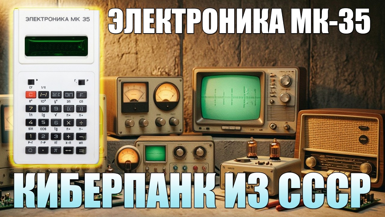  Электроника МК-35: Настоящий Киберпанк из СССР