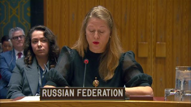 Maria Zabolotskaya at a UNSC Briefing by UN High Commissioner for Refugees September 25 2026