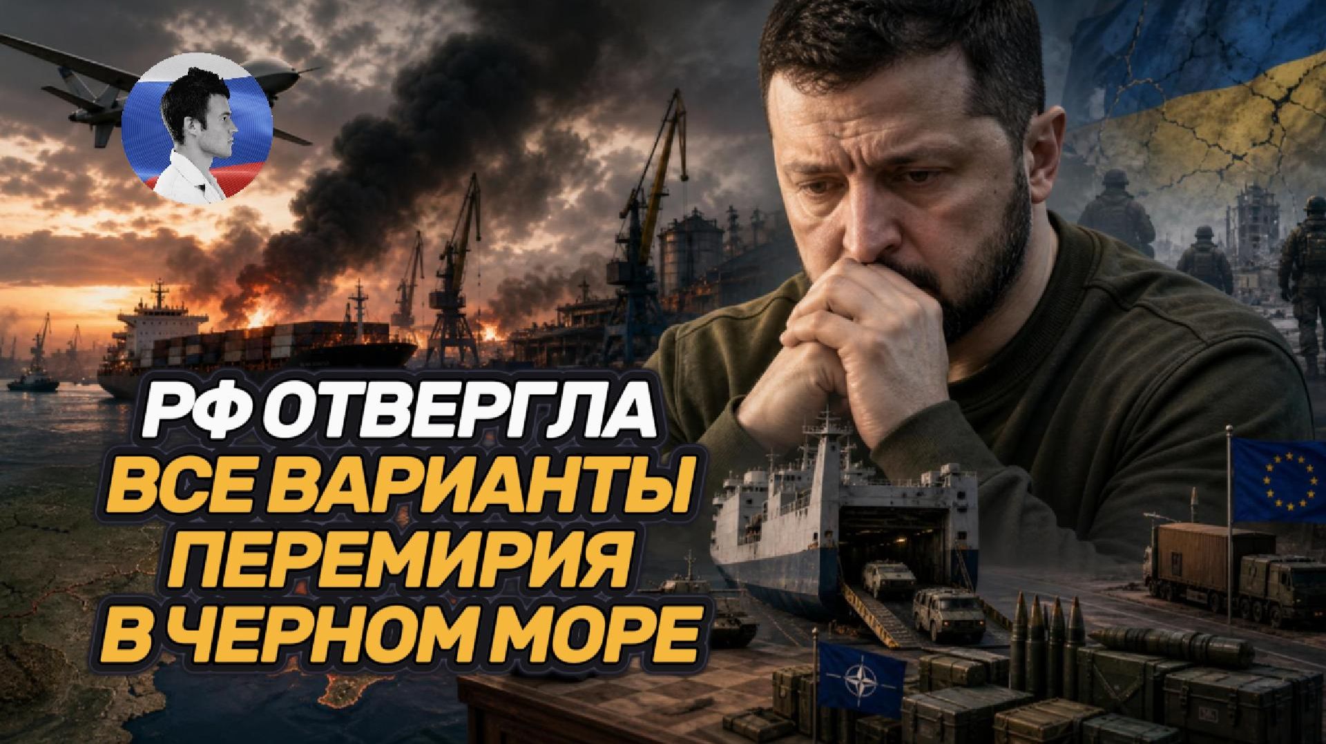 РФ отвергла все варианты перемирия в Черном море. В Киеве горит академия наук