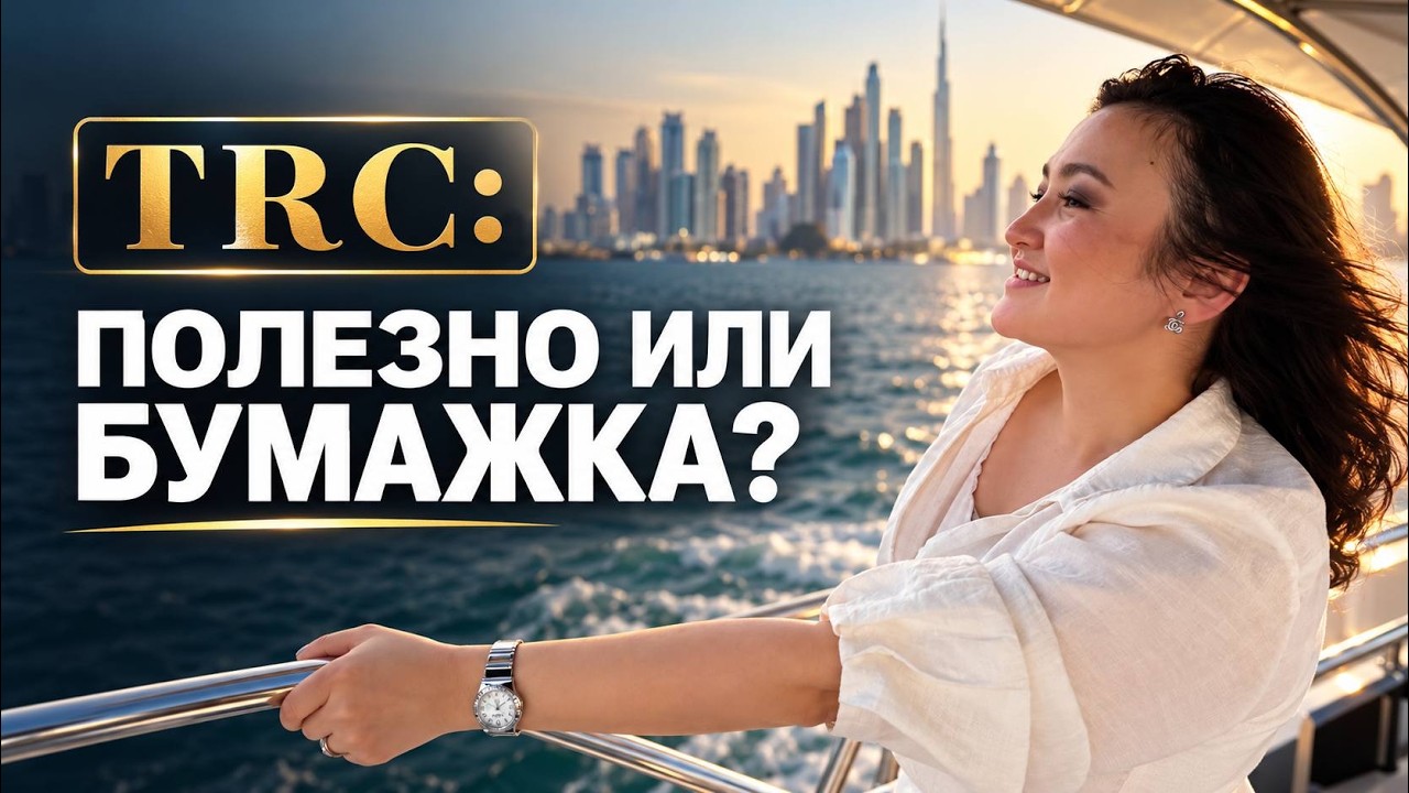 TRC в ОАЭ: сертификат налогового резидентства реально помогает или это просто бумага?