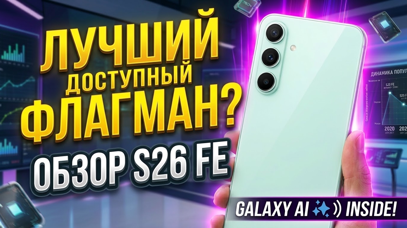 Samsung Galaxy S26 FE  ЛУЧШИЙ доступный флагман? Давай разберемся!