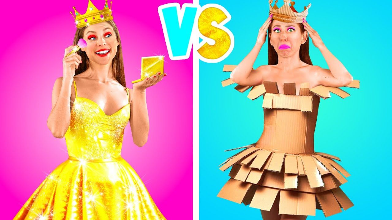 Богатые студенты vs Бедные студенты  Сумасшедший Челлендж от Fun Teen