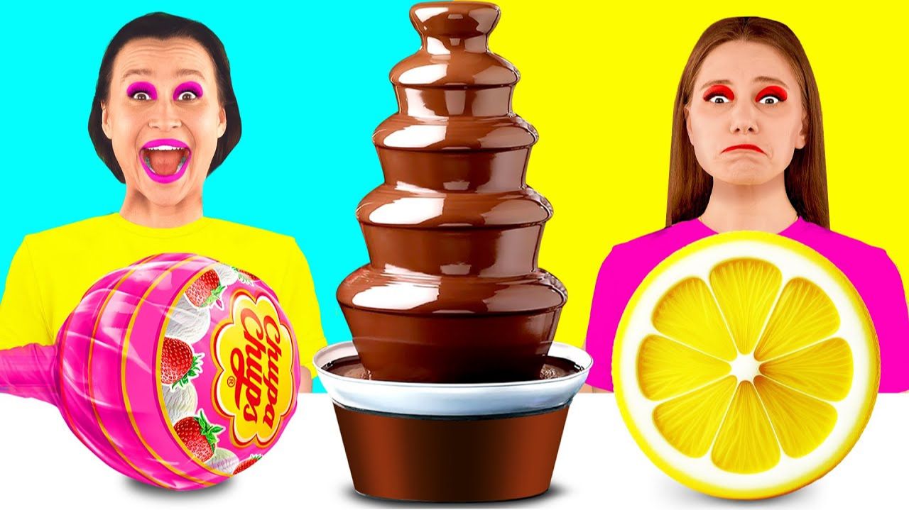 Шоколадный Фонтан Челлендж  Смешные Челленджи c Fun Teen