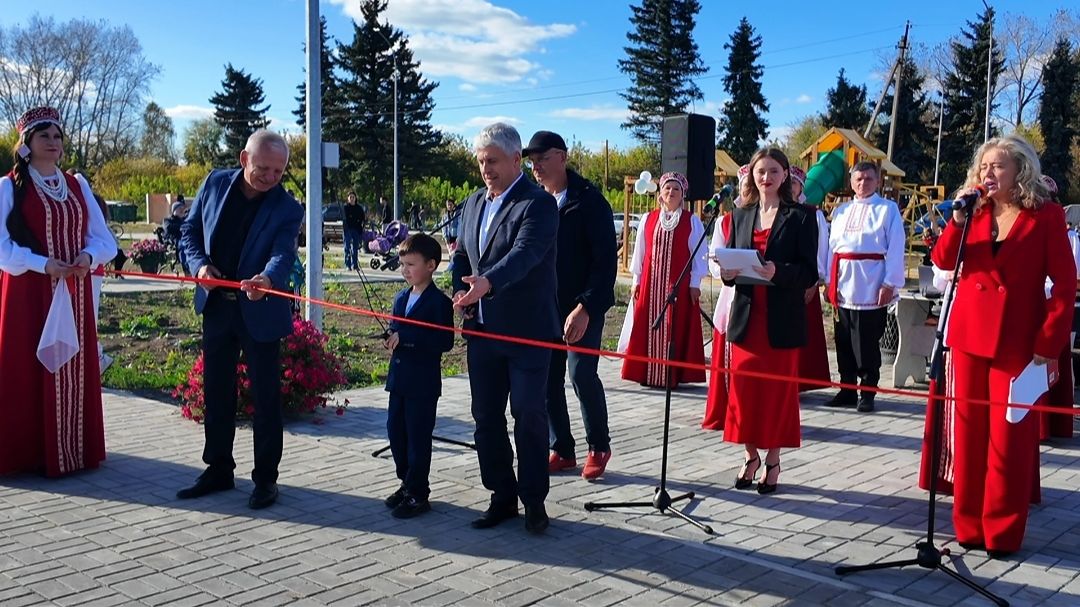 Открытие набережной в Тюбуке