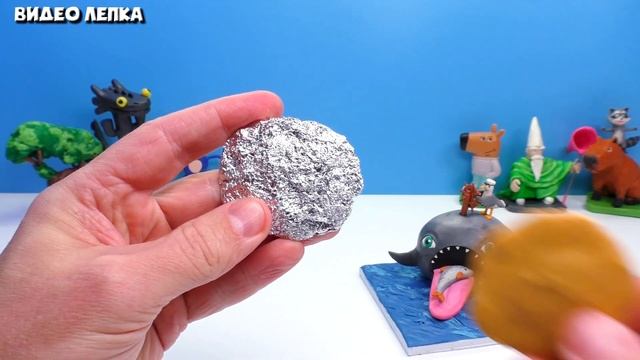Лепим морская жизнь  sea life cyriack creatures  Видео Лепка