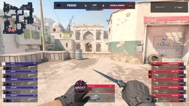 WIGGLE WORMS -vs- FEDOD  BUNKER PLAY CUP  18 финала  kn1feTV