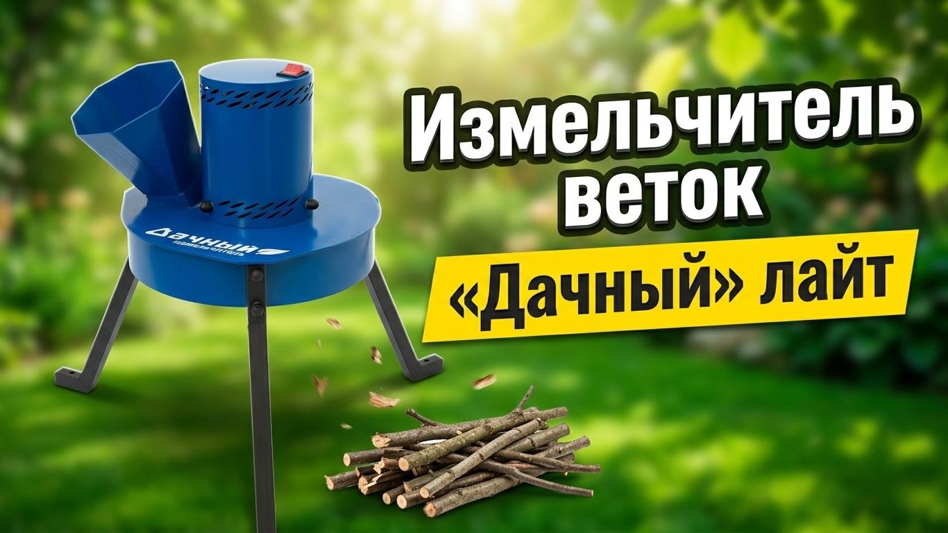 Измельчитель веток Дачный лайт