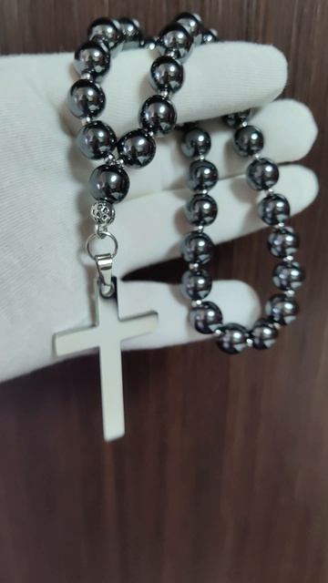 Четки из гематита с крестом