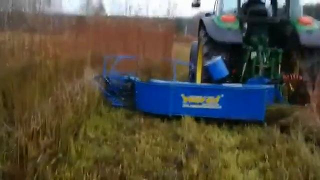 TRACTOR MOUNTED REAPER BINDER MACHINE