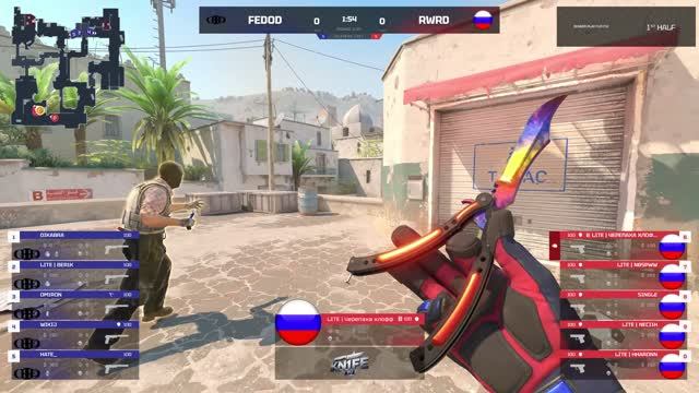 RWRD -vs- FEDOD  BUNKER PLAY CUP  116 финала  kn1feTV