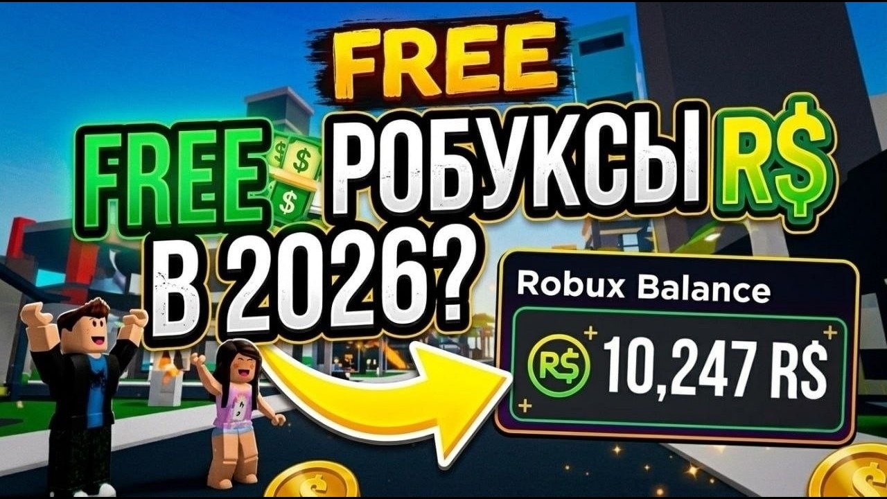 КАК ПОЛУЧИТЬ РОБУКСЫ БЕСПЛАТНО В 2026 ГОДУ? ТОП 3 СПОСОБА