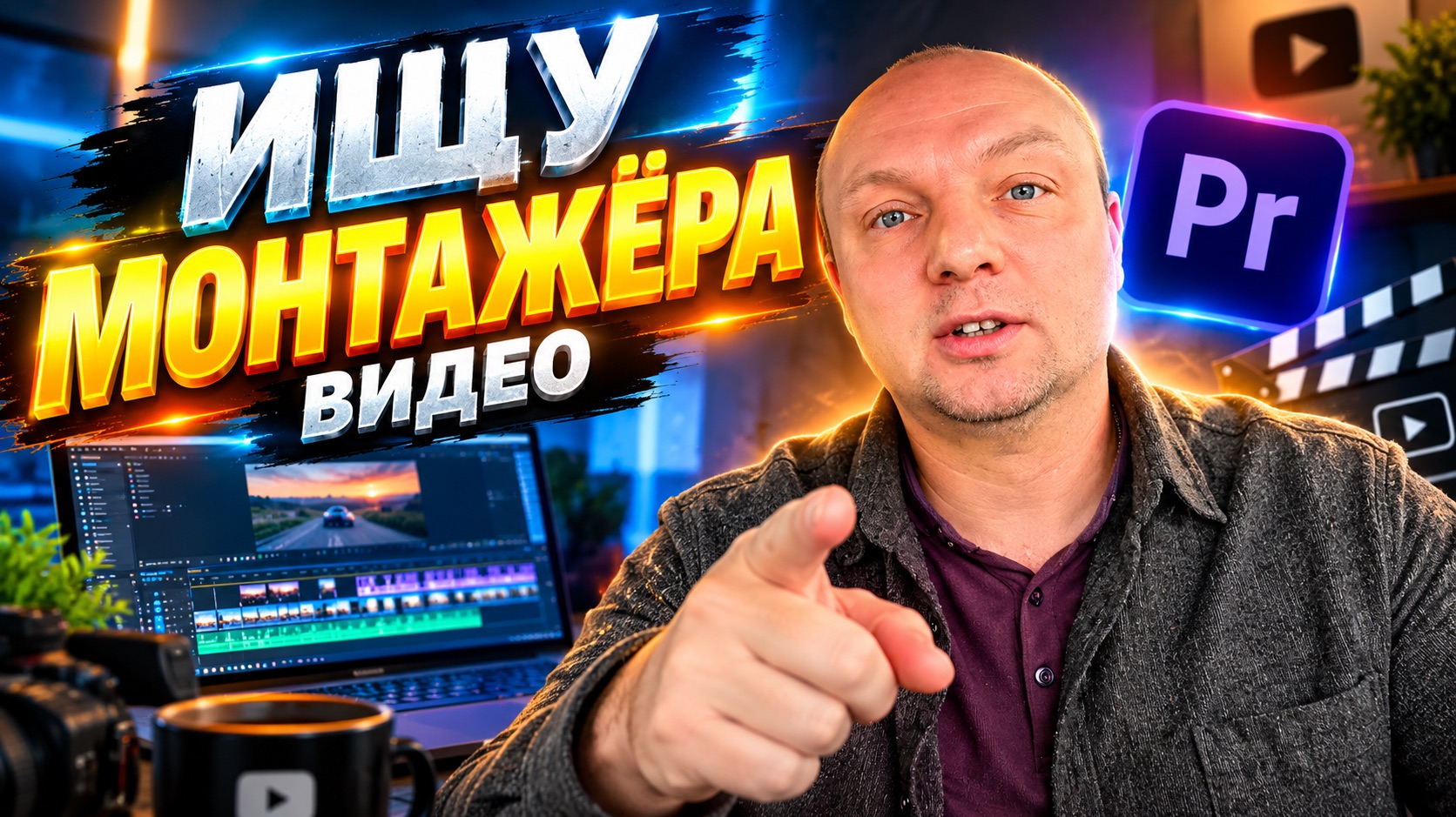 ИЩУ МОНТАЖОРА ВИДИО  СМЕНА В ВОСКРЕСЕНЬЕ К И К