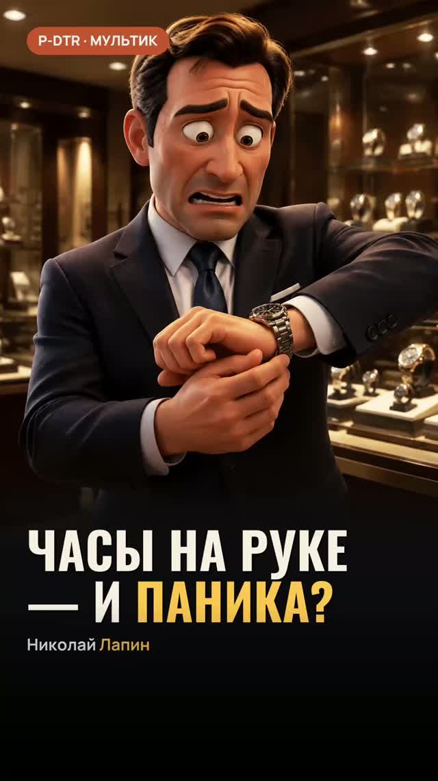 Паника от часов на руке? А виноват гипс из юности  P-DTR Николай Лапин