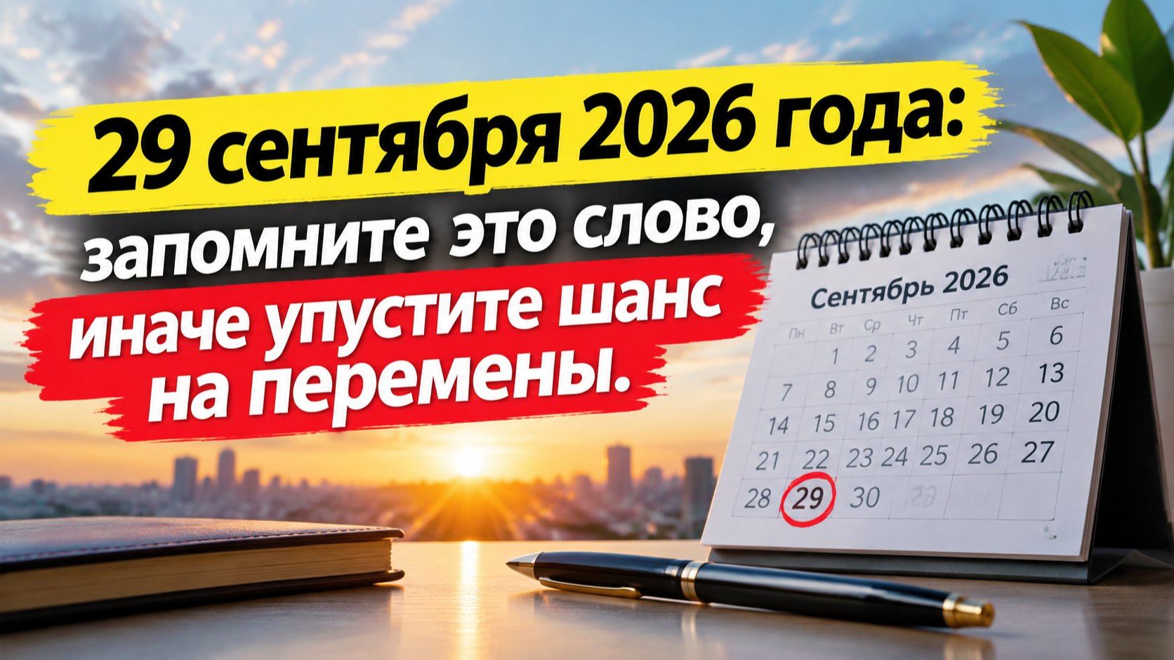 29 сентября 2026 года_ запомните это слово иначе упустите шанс