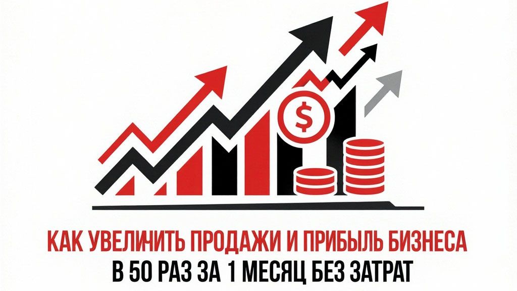 Как за 1-2 месяца увеличить продажи и прибыль бизнеса без затрат в 50 и более раз?