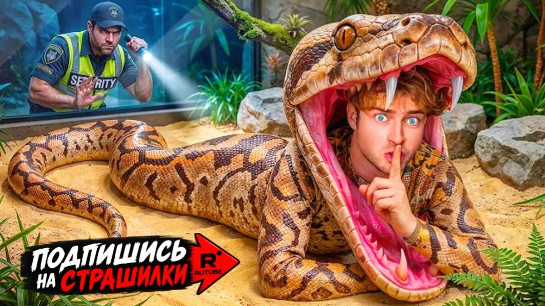 Я тайно жил в зоопарке! челленджи