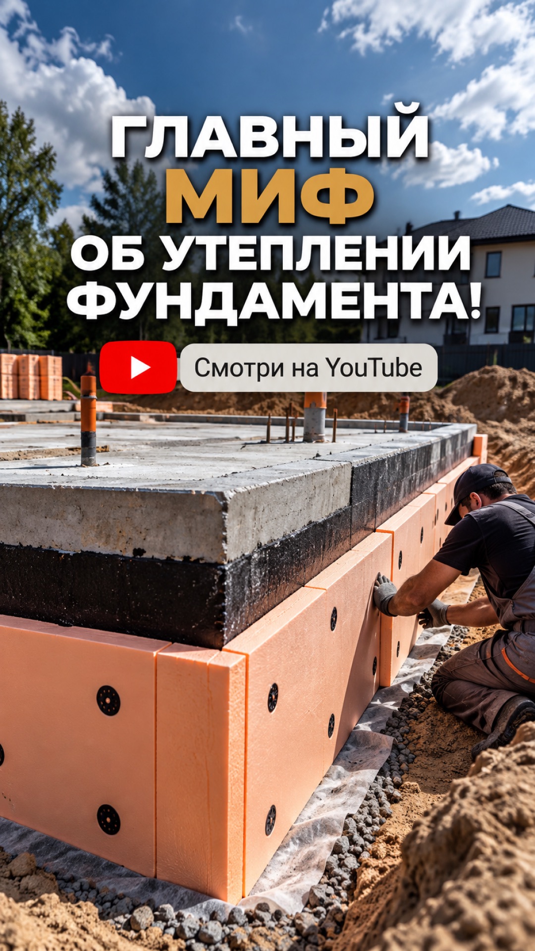 Главный МИФ об утеплении фундамента! 