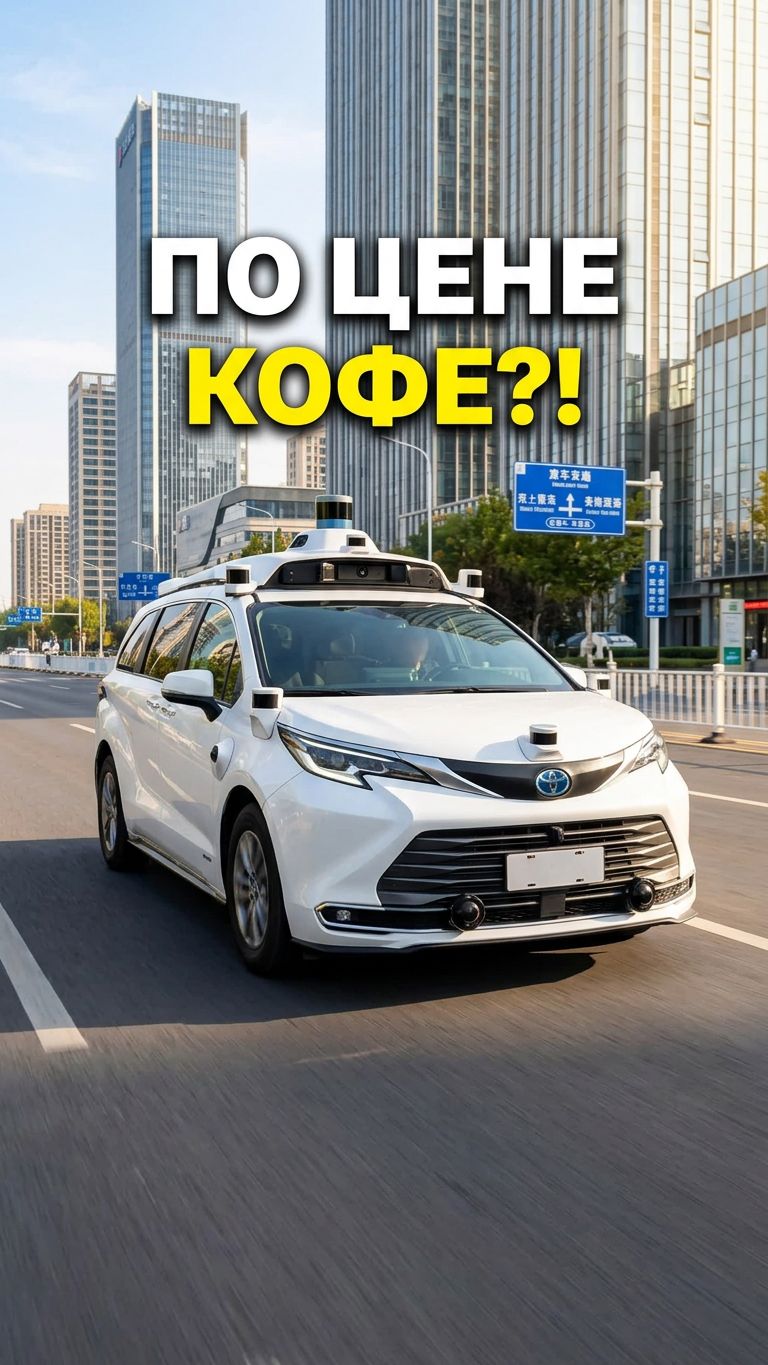 Китайцы ВЫЗЫВАЮТ такси БЕЗ ВОДИТЕЛЯ! китай технологии
