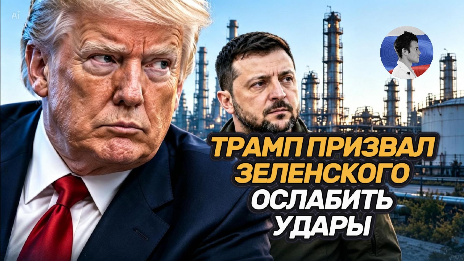 Трамп призвал Зеленского ослабить удары по российским НПЗ