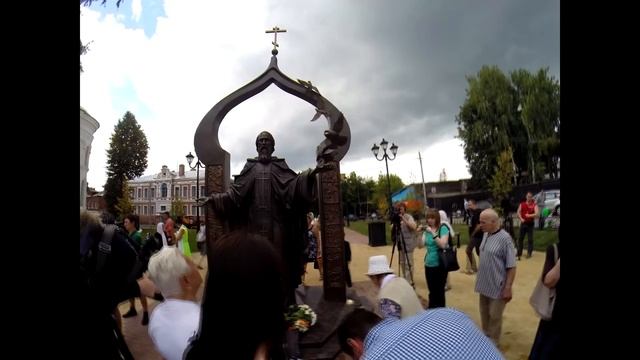 открытие памятника Сергию Радонежскому