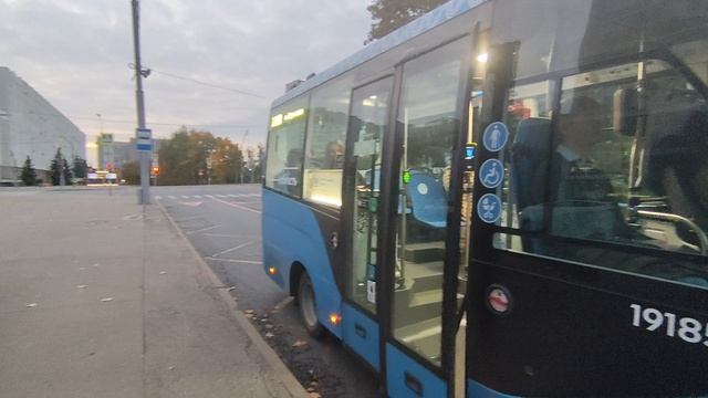 Маршрутка ГАЗ-А68R52 Газель City борт 191855 маршрут 1358
