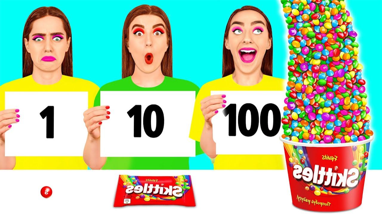 100 Слоев еды Челлендж  Сумасшедший челлендж