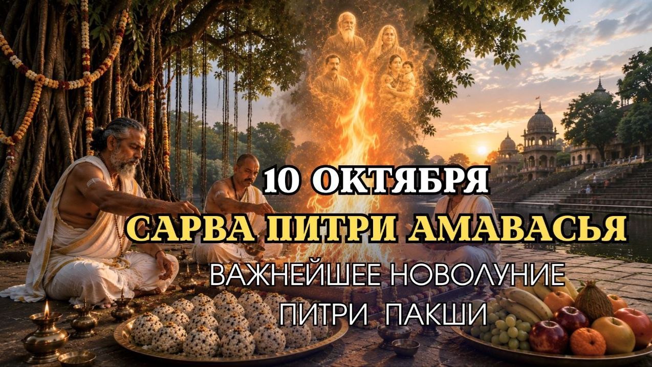 САРВА ПИТРИ АМАВАСЬЯ - важнейшее полнолуние Питри Пакши