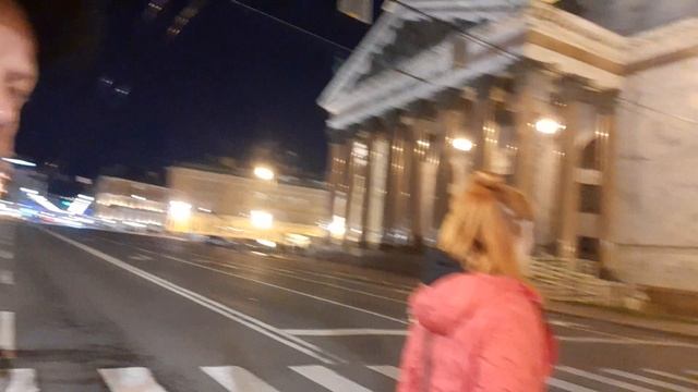 НОЧНОЙ питер идём на разведения мостов