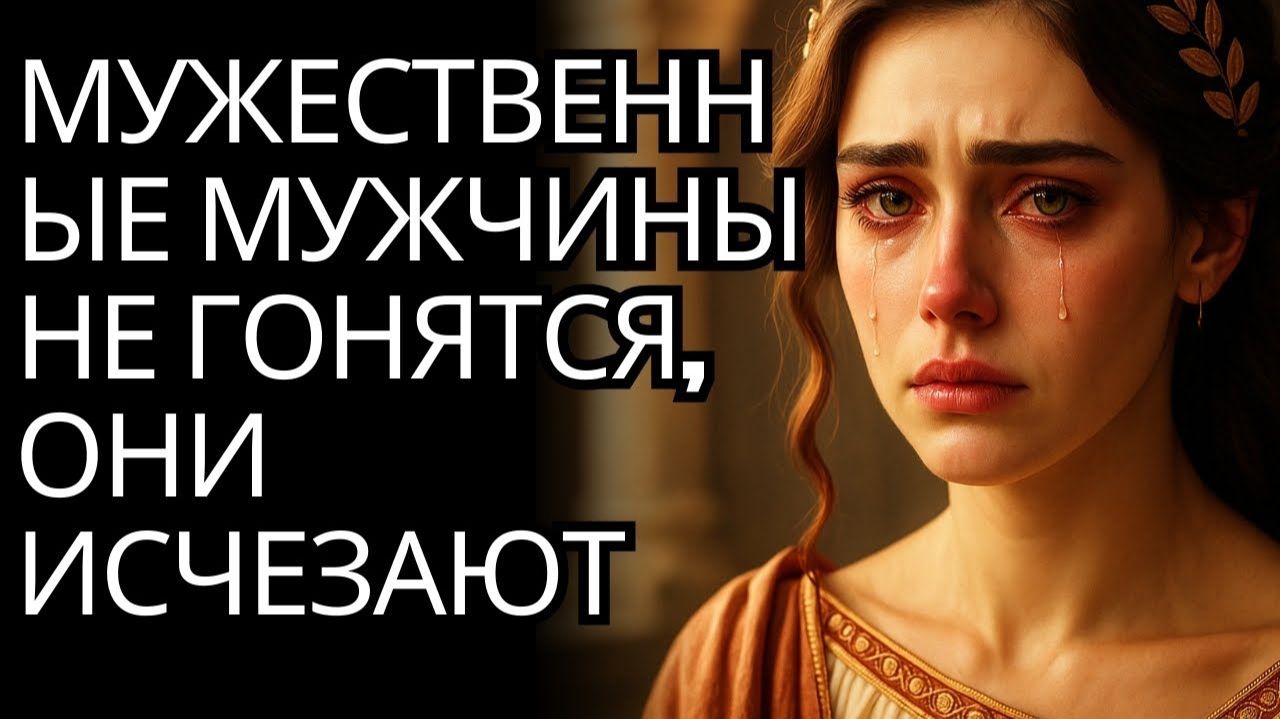 Мужественные мужчины не гонятся они ИСЧЕЗАЮТ  Прикладной стоицизм
