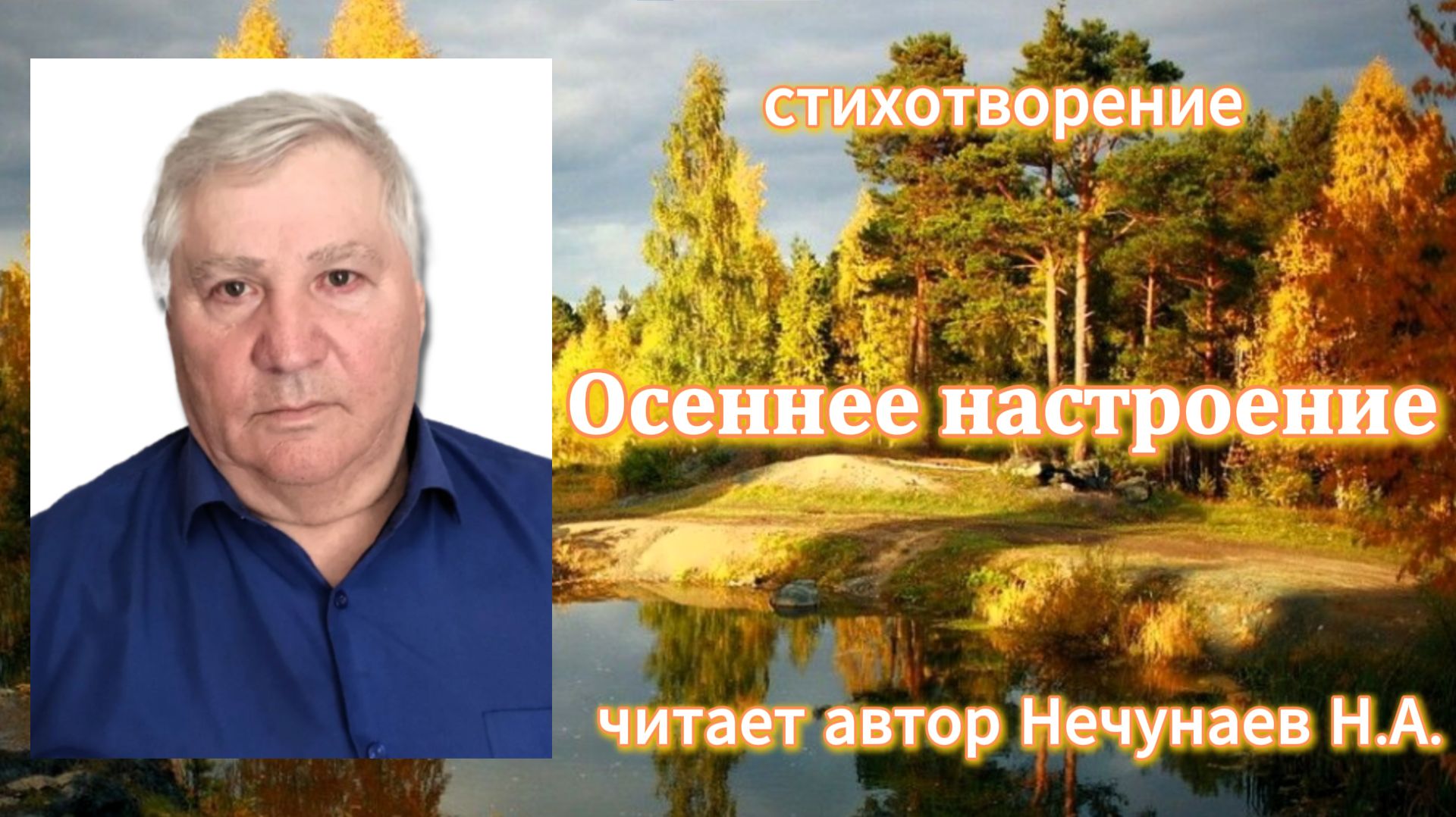 стихотворение Осеннее настроение читает автор Нечунаев Н. А.