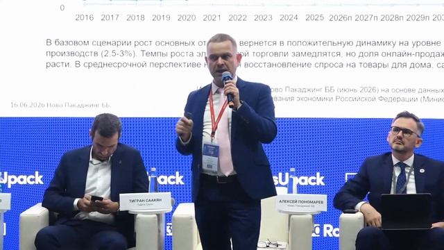 Росупак 2026. А. Пономарев спикер деловой программы международной выставки Росупак 2026