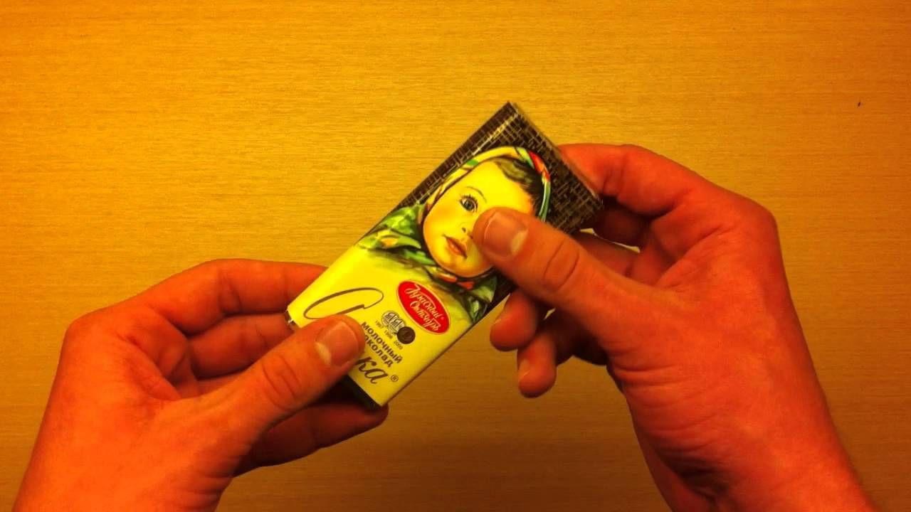 Unboxing (unwrapping) Of Alenka Chocolate - шоколад Алёнка